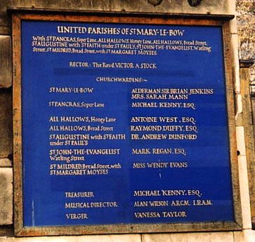 St Pancras Church blue plaque