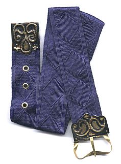 Tablet woven girdle Gina Barrett